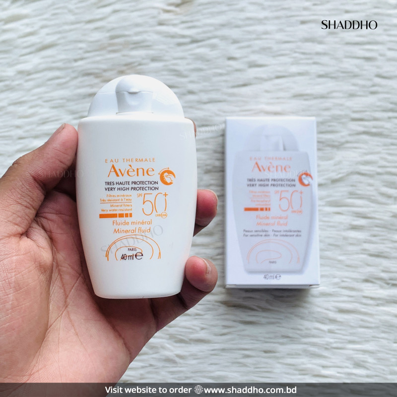 Avene Very High Protection Mineral Fluid Sunscreen SPF50+ (40ml)