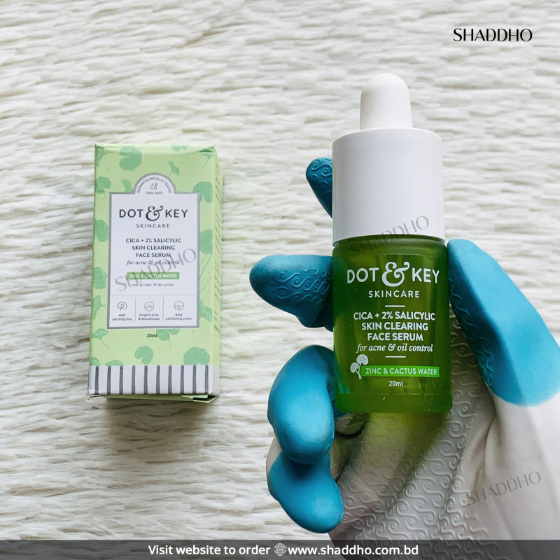 Dot & Key Cica + 2% Salicylic Acid Skin Clearing Acne & Oil Control Face Serum (20ml)