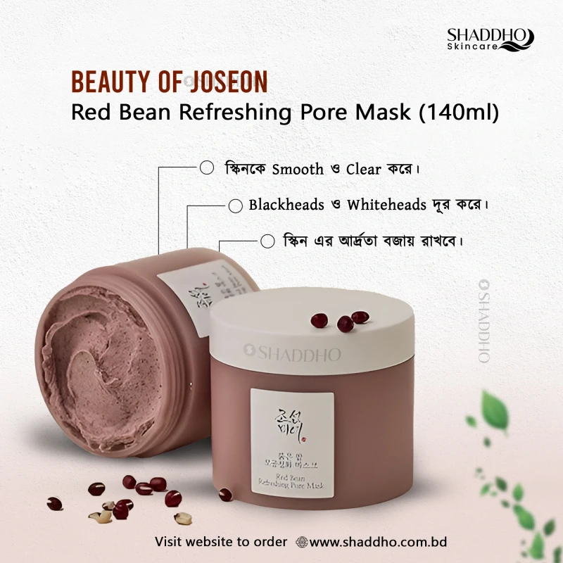 Beauty of Joseon Red Bean Refreshing Pore Mask (140ml)