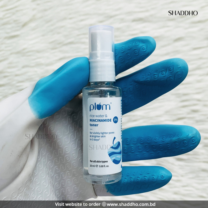 Plum 3% Niacinamide & Rice Water Face Toner (20ml)