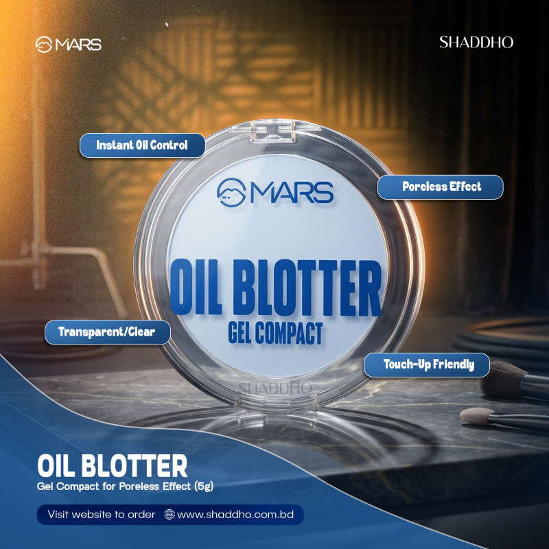 MARS Oil Blotter Gel Compact for Poreless Effect (5g)
