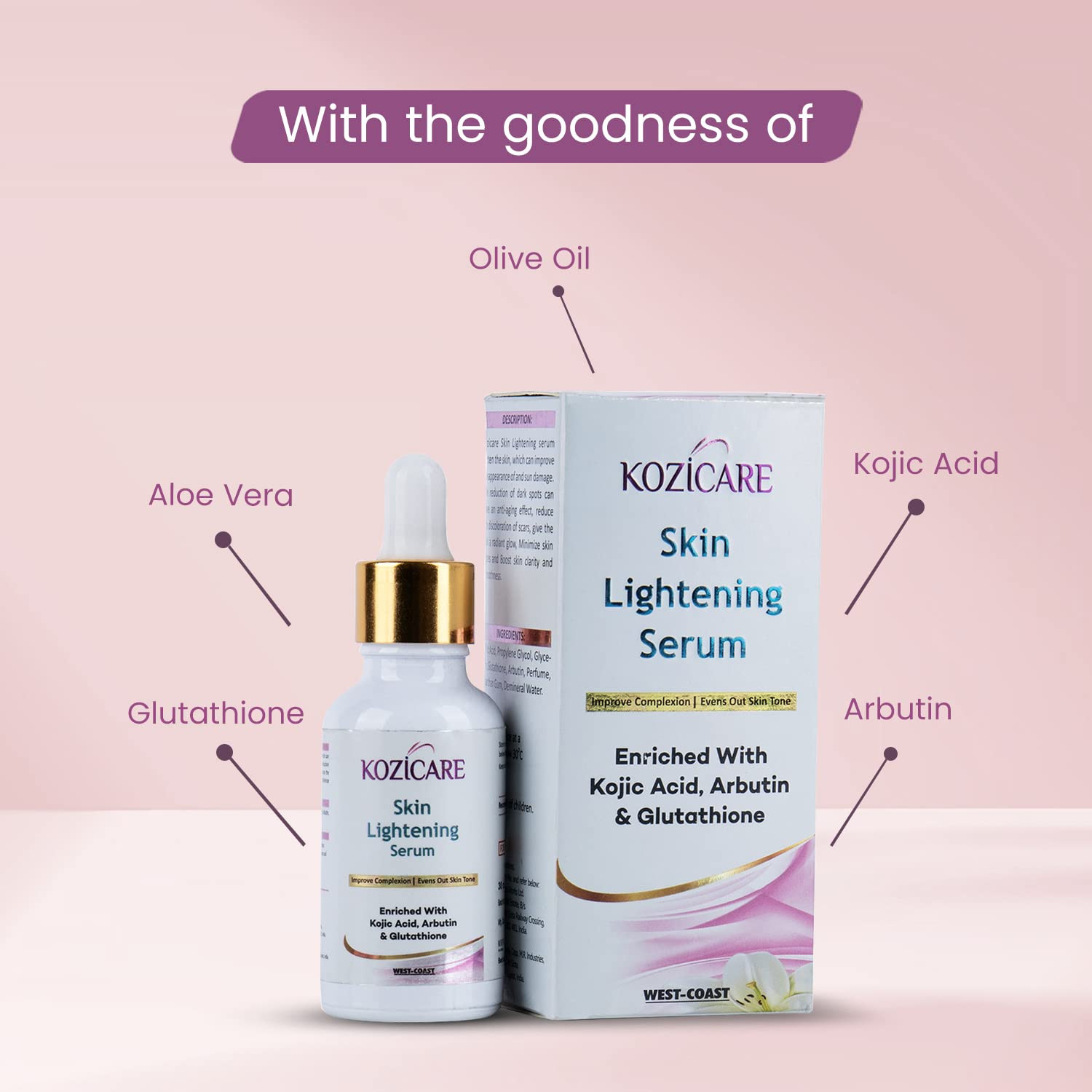 Kozicare Skin Lightening Serum (30ml)