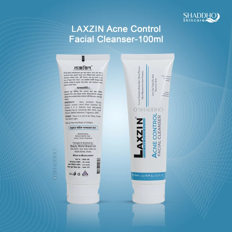 Laxzin Acne Control Facial Cleanser (100ml)