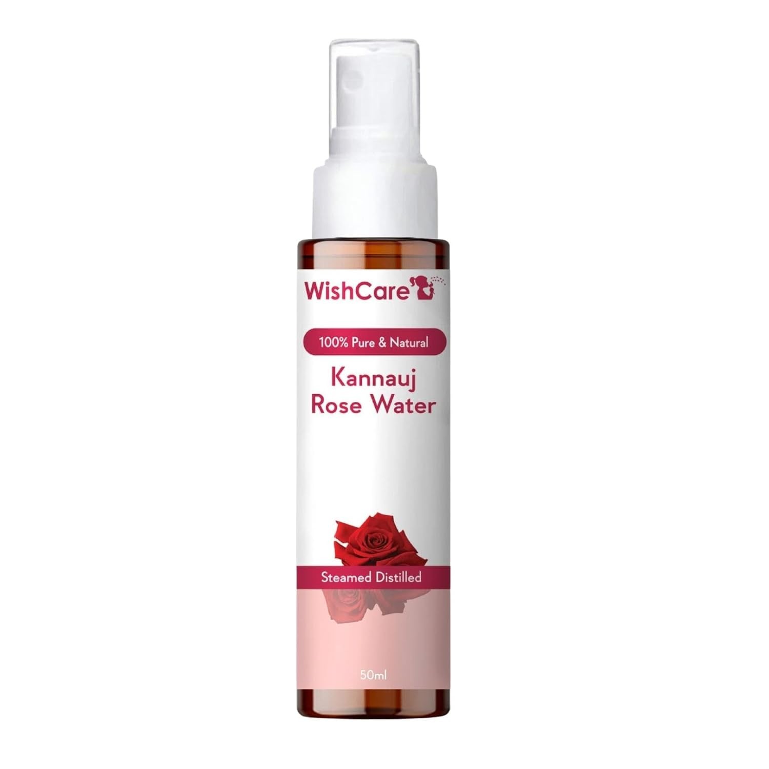 WishCare Pure & Natural Kannauj Rose Water (200ml)