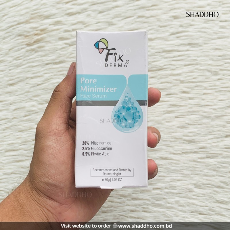 Fixderma 20% Niacinamide Pore Minimizer Face Serum (30g)