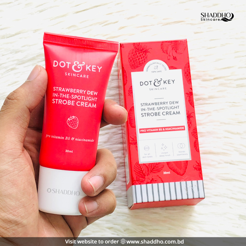 Dot & Key Strawberry Dew In The Spotlight Strobe Cream (30ml)