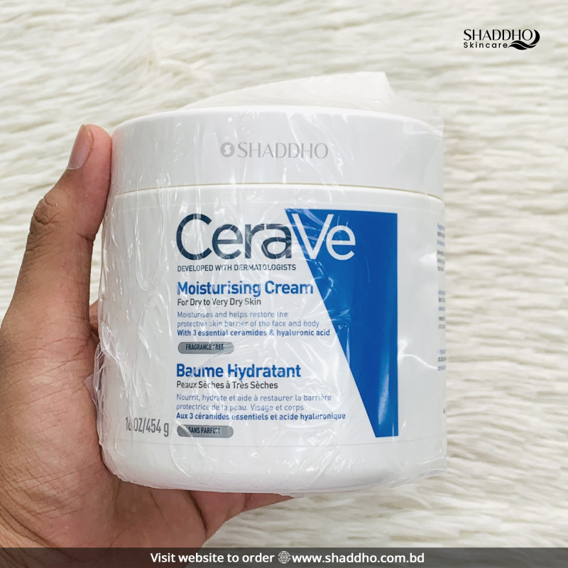 CeraVe Moisturising Cream For Dry To Very Dry Skin (454g) UK