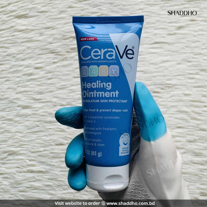 CeraVe Baby Healing Ointment Petrolatum Skin Protectant (85g)