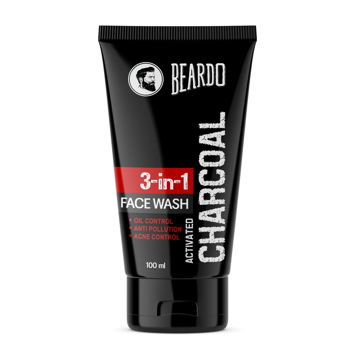 Beardo Activated Charcoal Face Wash (100ml)