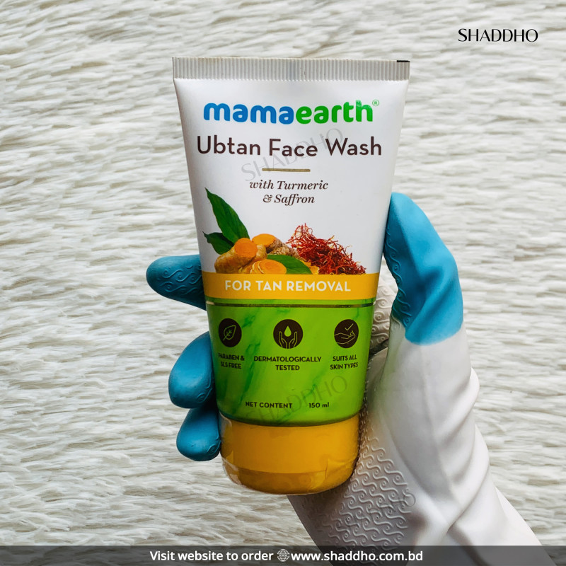 Mamaearth Ubtan Face Wash with Turmeric & Saffron (150ml)