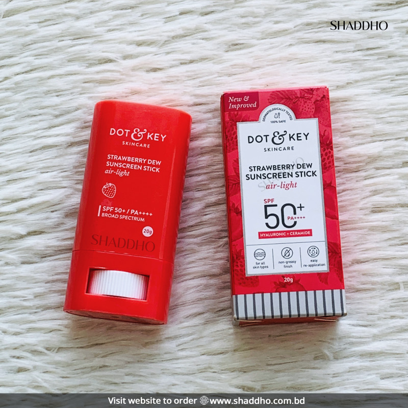Dot & Key Strawberry Dew Sunscreen Stick On The Go SPF50 (20gm)