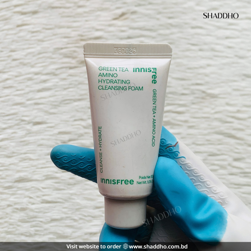 Innisfree Green Tea Amino Hydrating Cleansing Foam (30g)