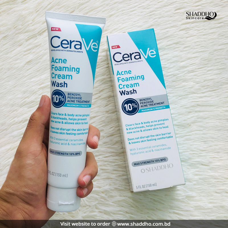 CeraVe Acne Foaming Cream Wash (150ml)