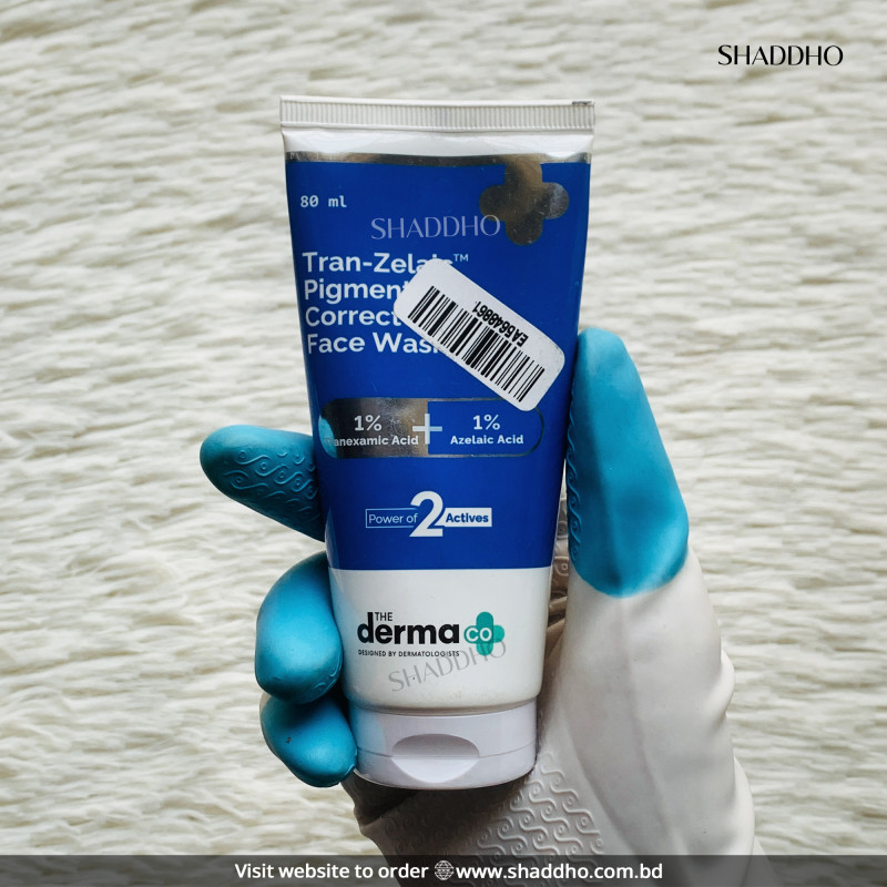 The Derma Co Tran-Zelaic Pigmentation Corrector Face Wash (80ml)