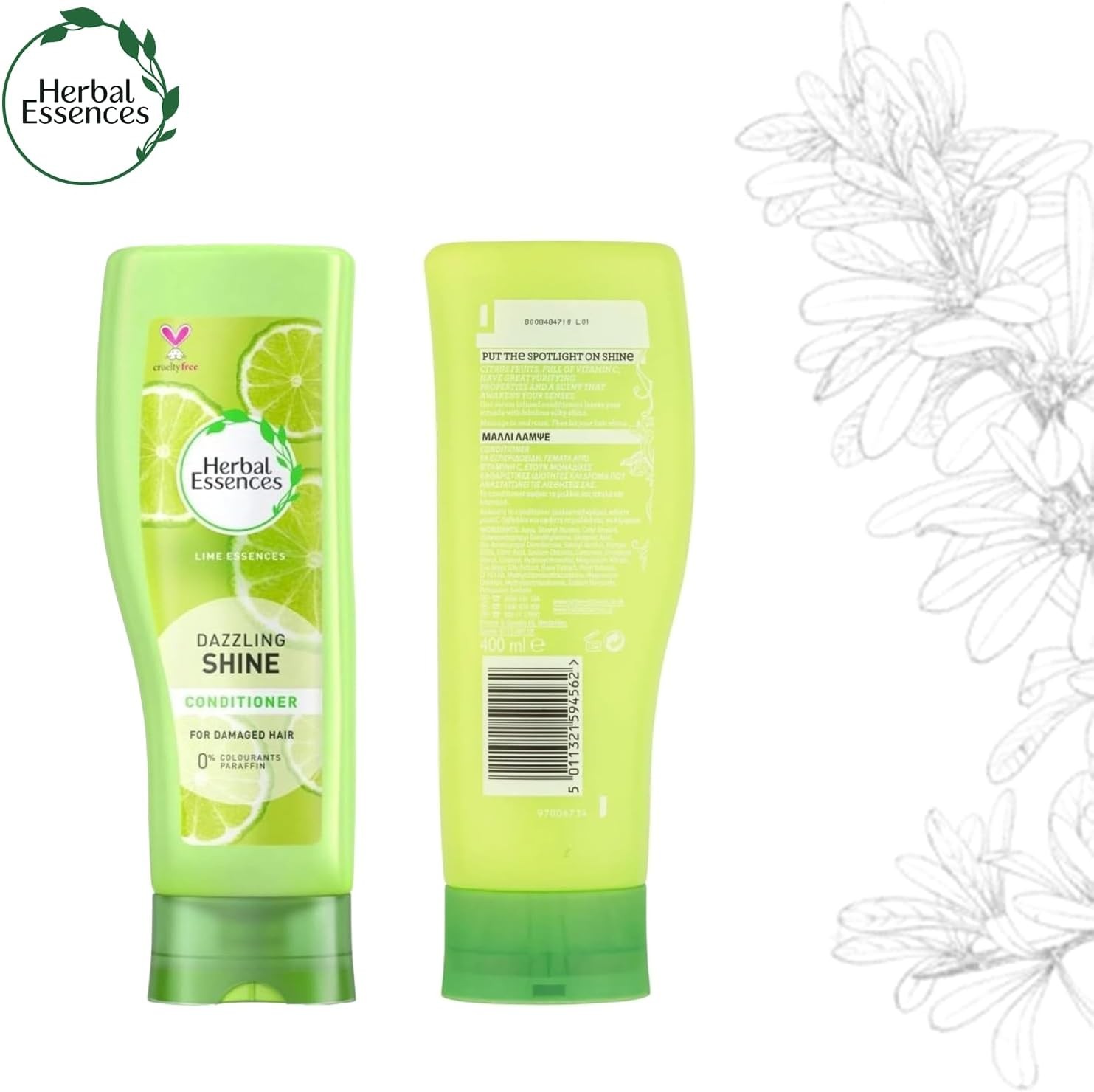 Herbal Essences Dazzling Shine Conditioner (400ml)