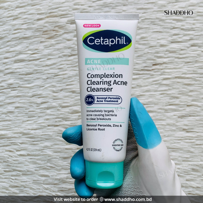 Cetaphil Acne Gentle Clear Complexion Clearing Acne Cleanser (124ml)