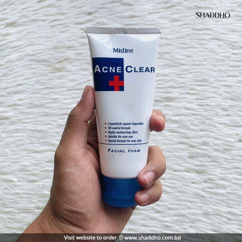 Mistine Acne Clear Facial Foam Cleanser (85g)