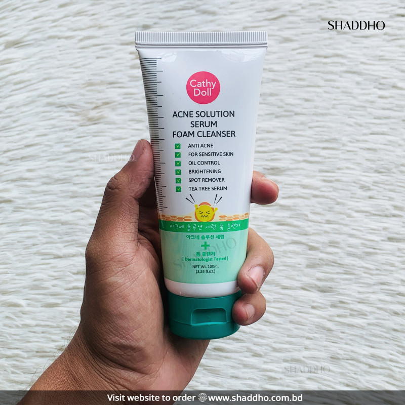 Cathy Doll Acne Solution Serum Foam Cleanser (100ml)