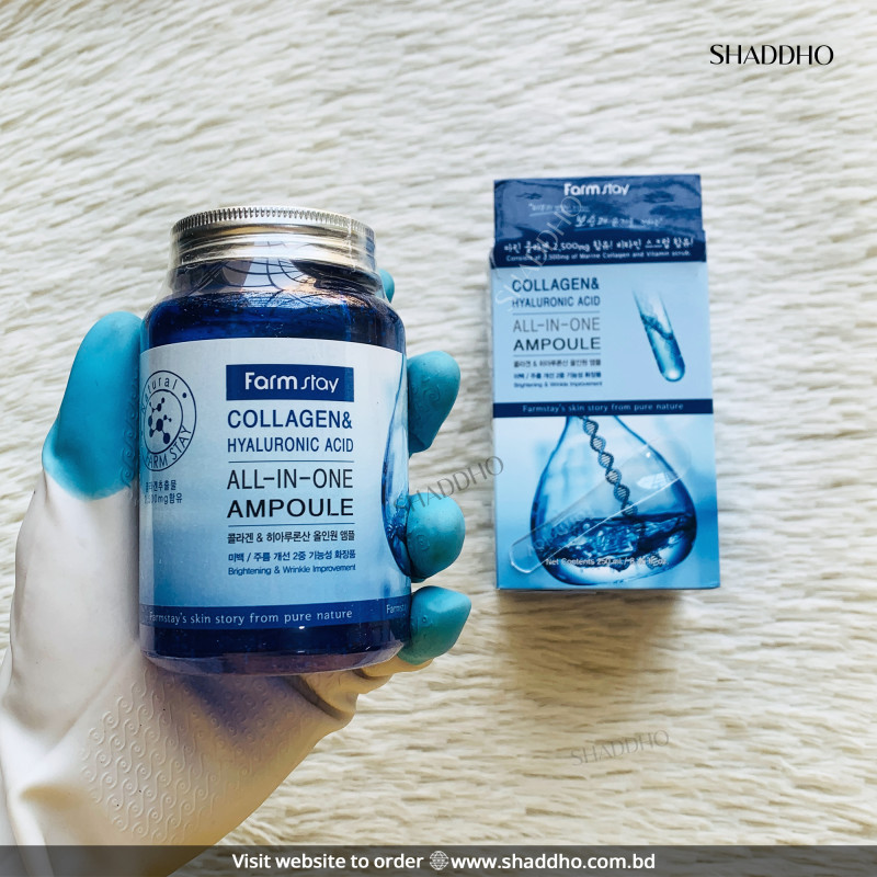 Farmstay Collagen & Hyaluronic Acid All In One Ampoule (250ml)
