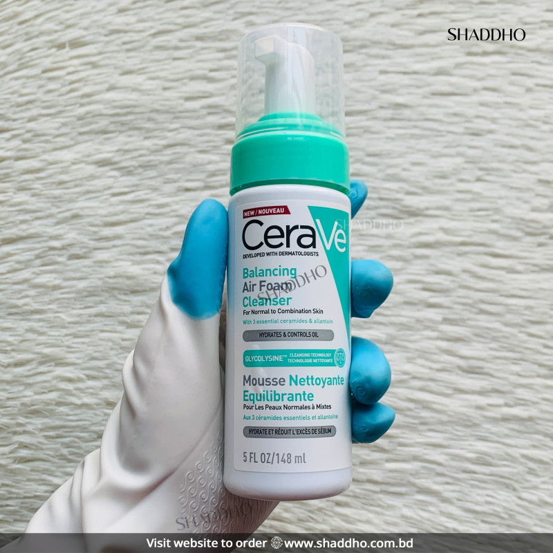 CeraVe Balancing Air Foam Cleanser for Normal to Combination Skin (148ml)