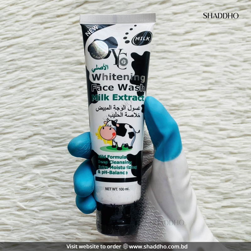 YC Whitening Face Wash Milk Extract (100ml)
