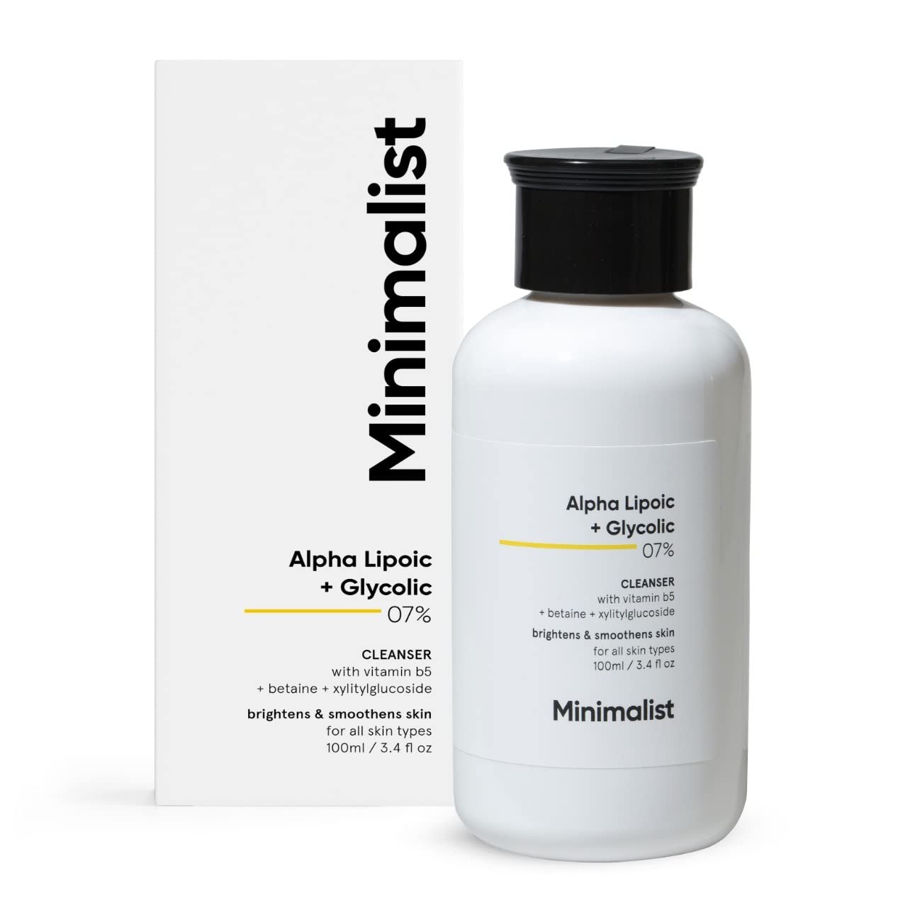 Minimalist 07% Alpha Lipoic + Glycolic Cleanser (100ml)