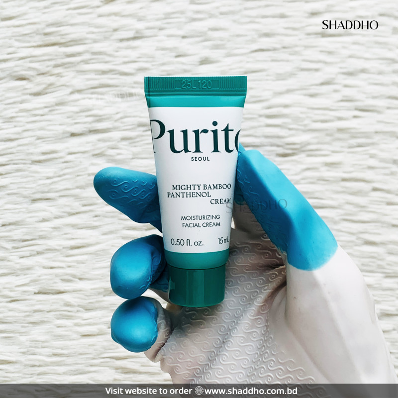 Purito Mighty Bamboo Panthenol Moisturizing Facial Cream (15ml)