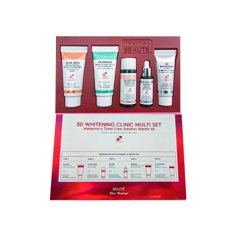 Beaute 3D Whitening Clinic Multi Set (125ml)