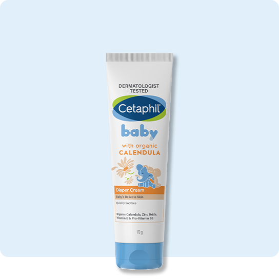 Cetaphil Baby Diaper Cream With Organic Calendula For Baby's Delicate Skin (70g)