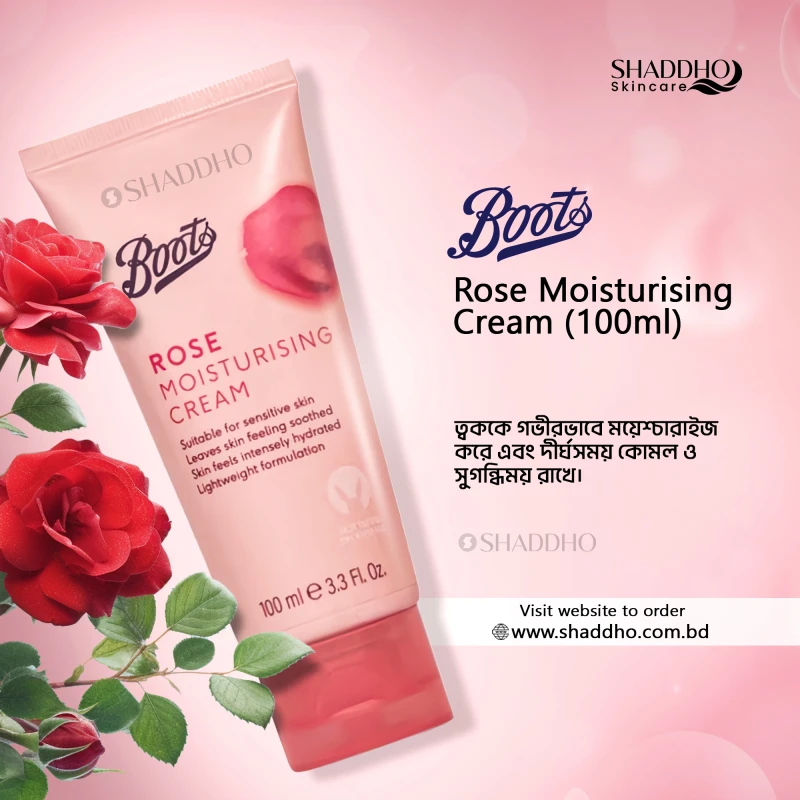 Boots Rose Moisturising Cream (100ml)