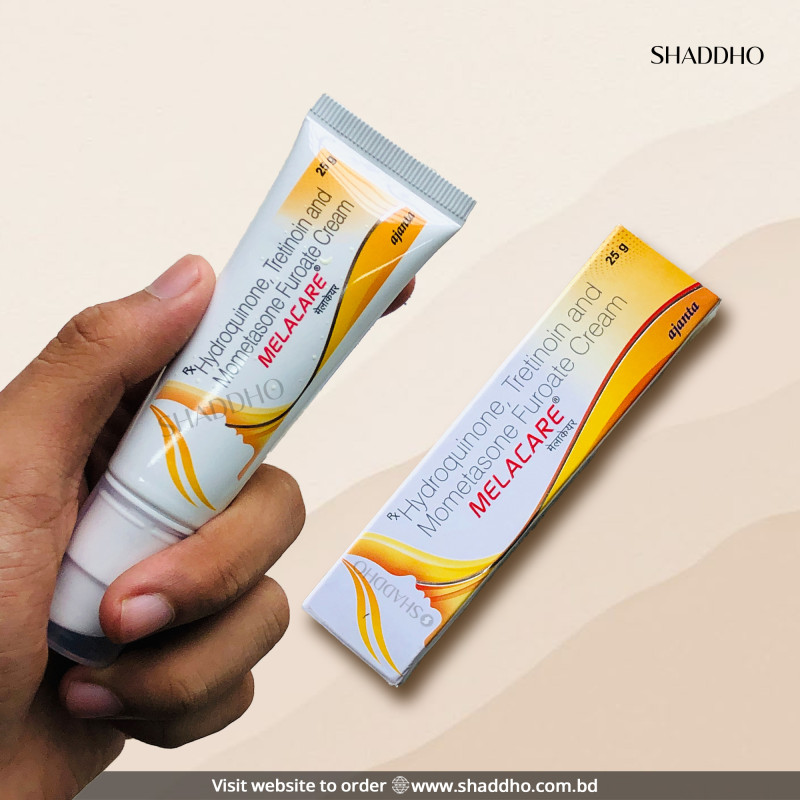 Melacare Hydroquinone Tretinoin Mometasone Furoate Cream (25g)