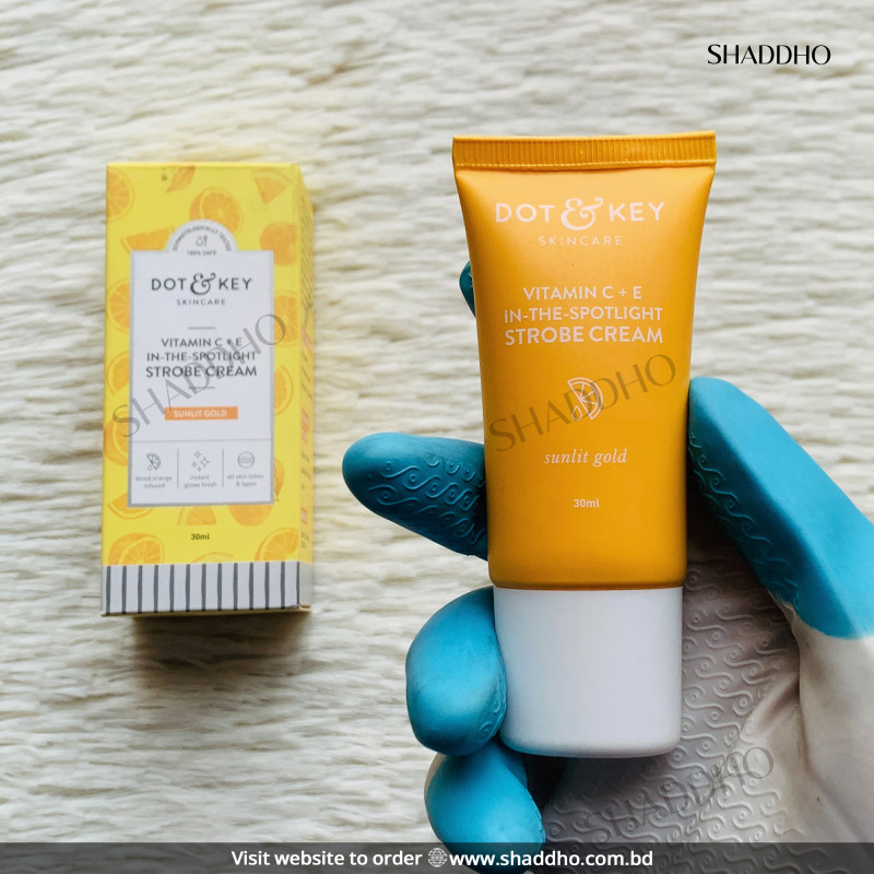 Dot & Key Vitamin C + E In The Spotlight Strobe Cream - Sunlit Gold (30ml)