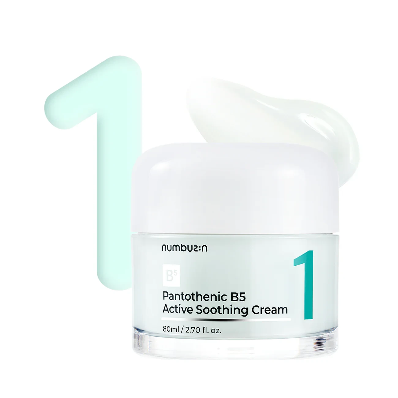Numbuzin No.1 Pantothenic B5 Active Soothing Cream (80ml)