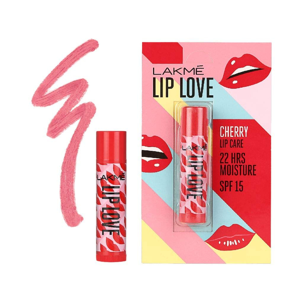 Lakme Lip Love Chapstick Cherry lip balm SPF15 (4.5g)