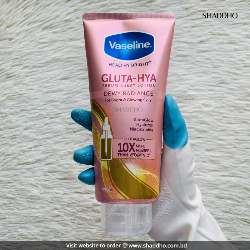 Vaseline Gluta Hya Serum Burst Lotion Dewy Radiance (330ml)