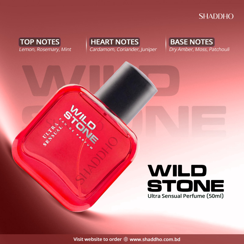 Wild Stone Ultra Sensual Eau De Parfum for Men (50ml)