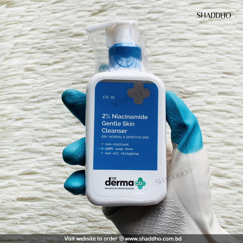The Derma Co 2% Niacinamide Gentle Skin Cleanser (125ml)