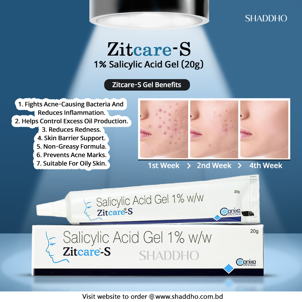 Zitcare-S 1% Salicylic Acid Gel (20g)