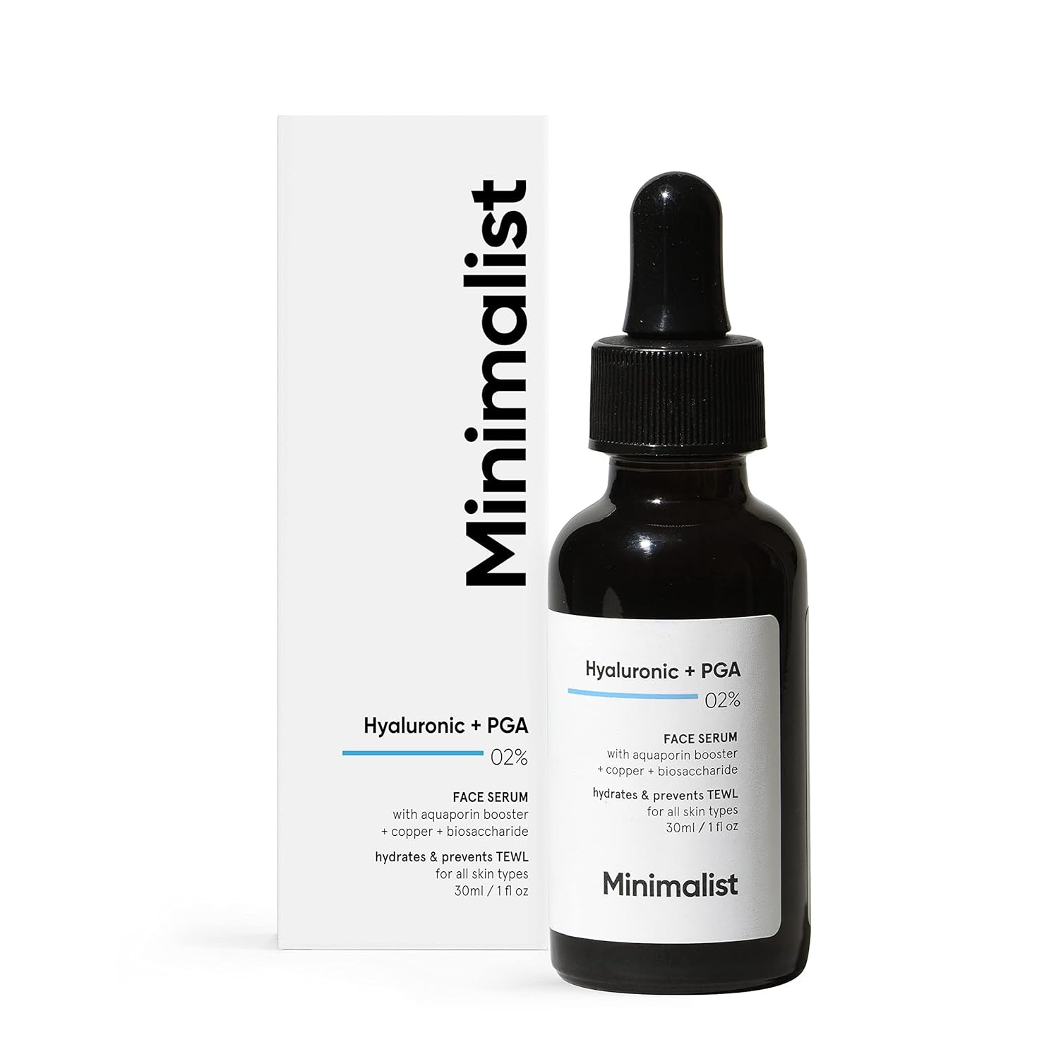 Minimalist 02% Hyaluronic + PGA Face Serum (30ml)