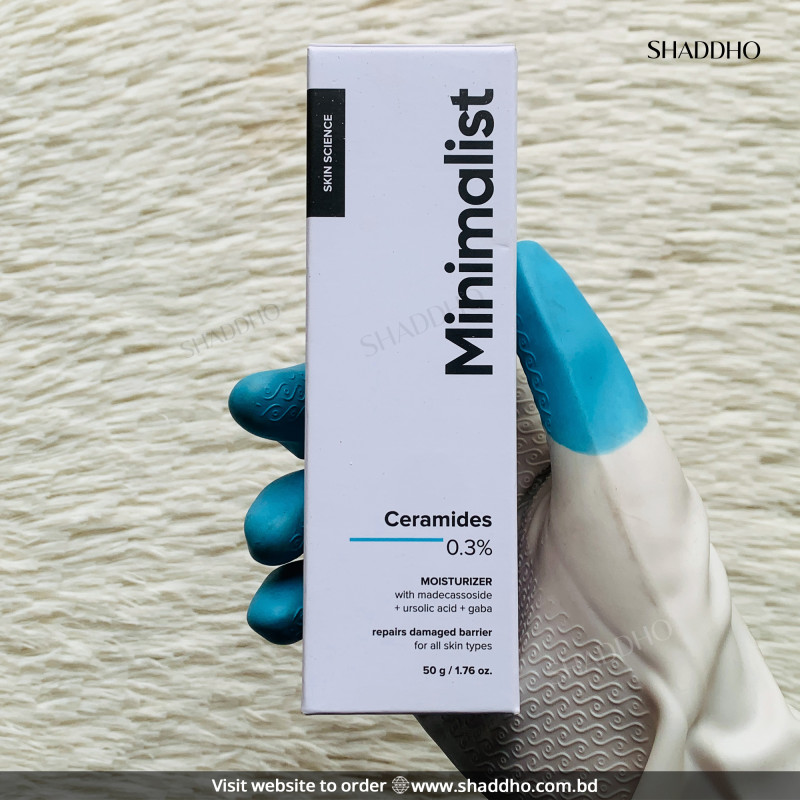 Minimalist 0.3% Ceramides + Madecassoside Moisturizer (50g)