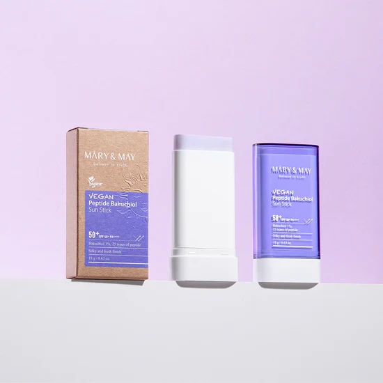 Mary&May Vegan Peptide Bakuchiol Sun Stick SPF50+ PA++++ (18g)