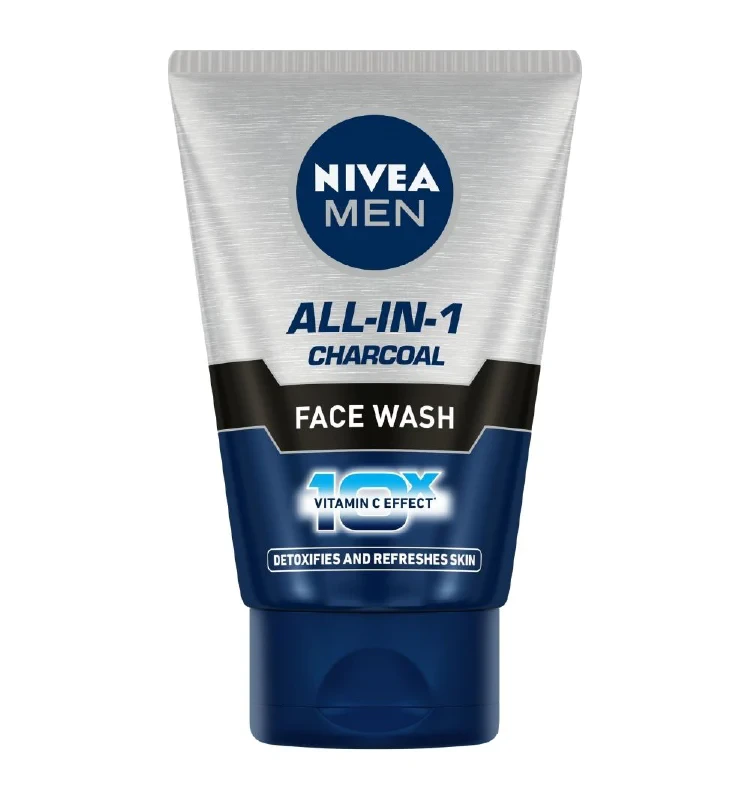 Nivea Men All In 1 Charcoal Face Wash (100g)