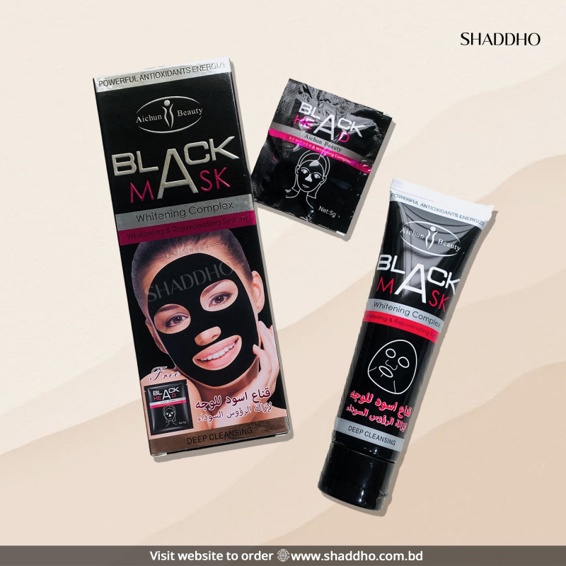 Aichun Beauty Whitening Complex Deep Cleansing Black Mask (120ml)