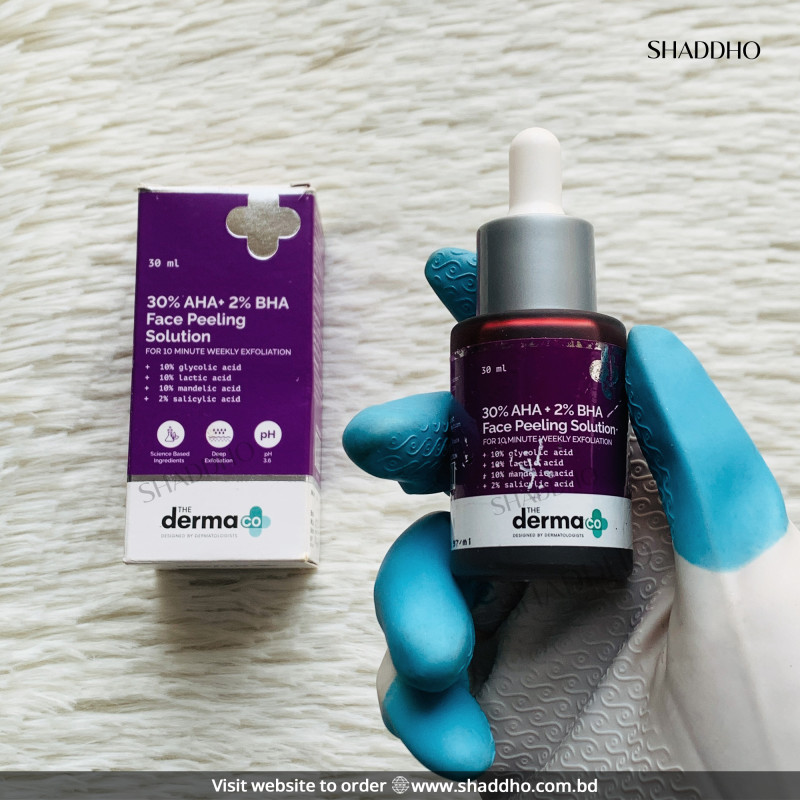 The Derma Co 30% AHA + 2% BHA Peeling Solution (30ml)
