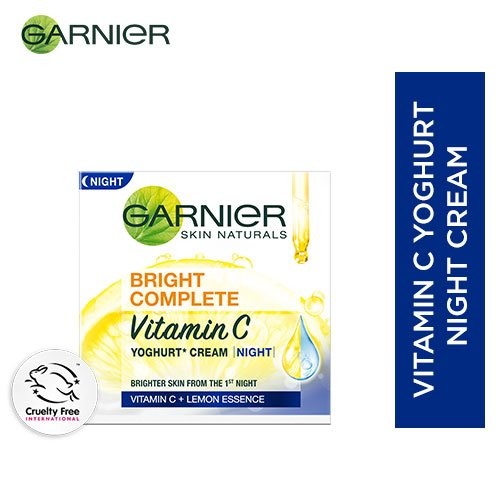 Garnier Bright Complete Vitamin C Yoghurt Night Cream (40g)