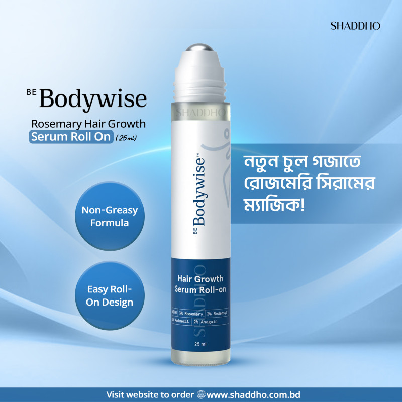 Be Bodywise Rosemary Hair Growth Serum Roll On (25ml)