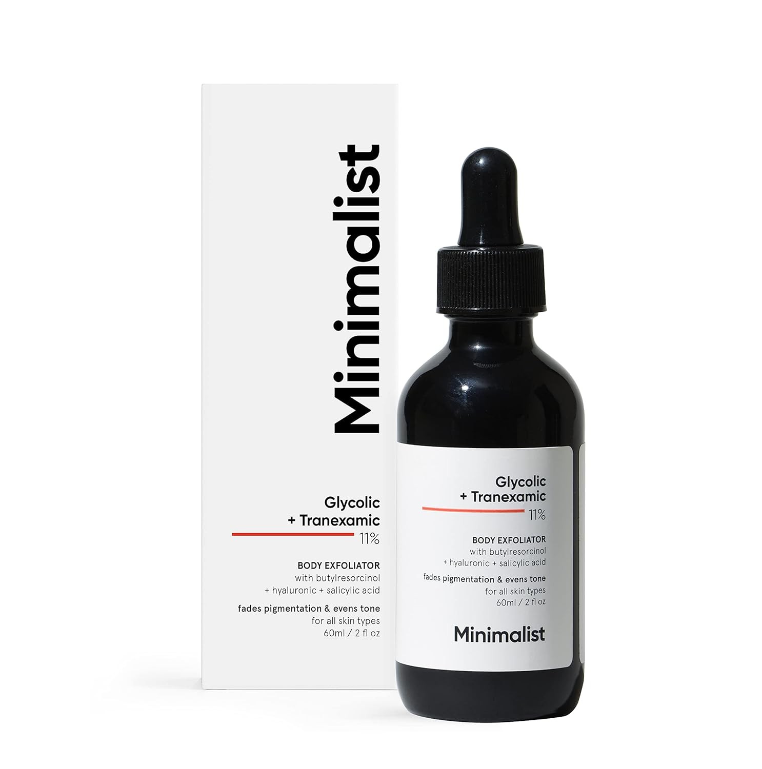 Minimalist 11% Glycolic + Tranexamic Body Exfoliator (60ml)