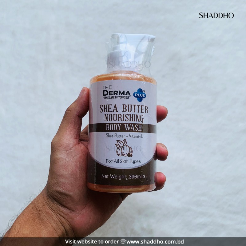 The Derma Plus Shea Butter Nourishing Body Wash (300ml)