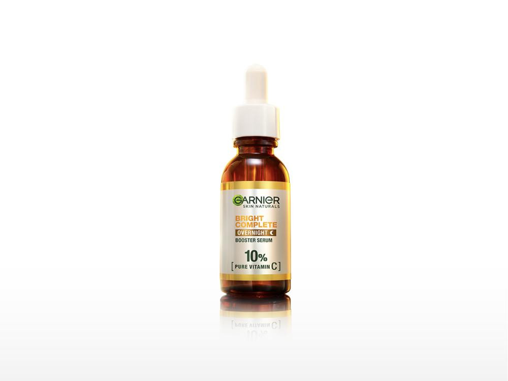 Garnier Bright Complete Overnight 10% Pure Vitamin C Booster Serum (15ml)