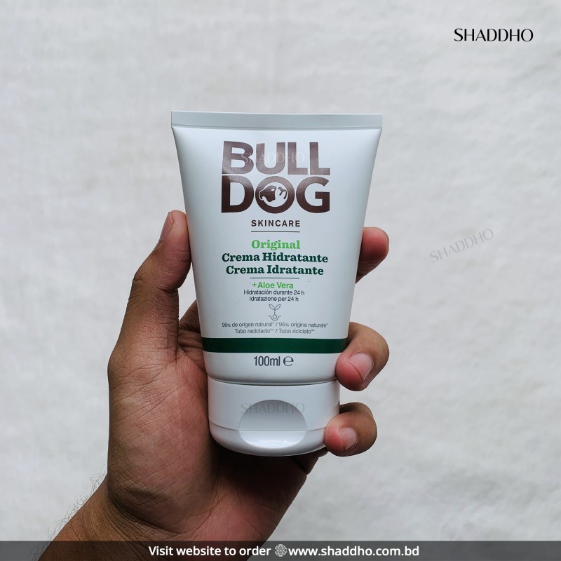 Bulldog Original Aloe Vera Hydrating Moisturizer Cream (100ml)